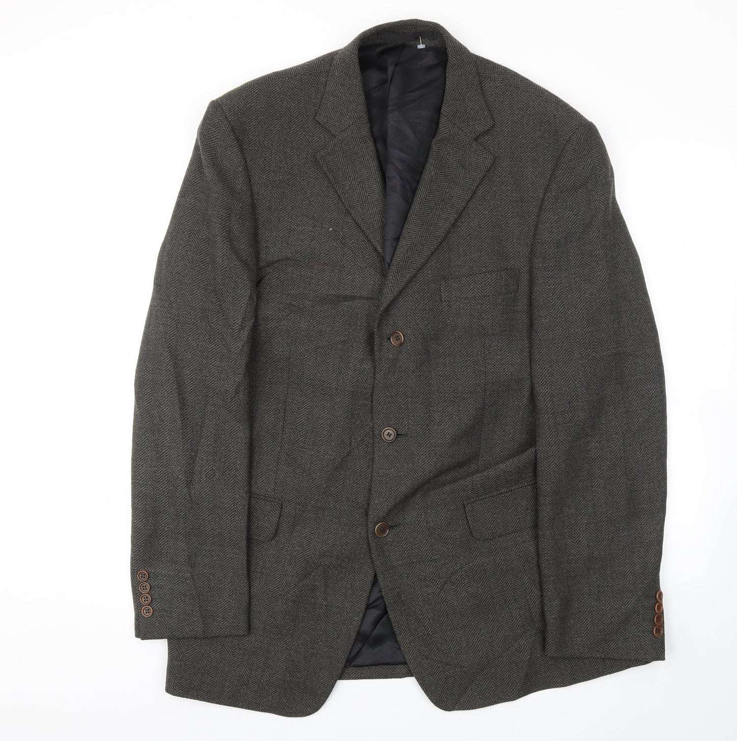 M&S Mens Brown   Jacket Blazer Size 44