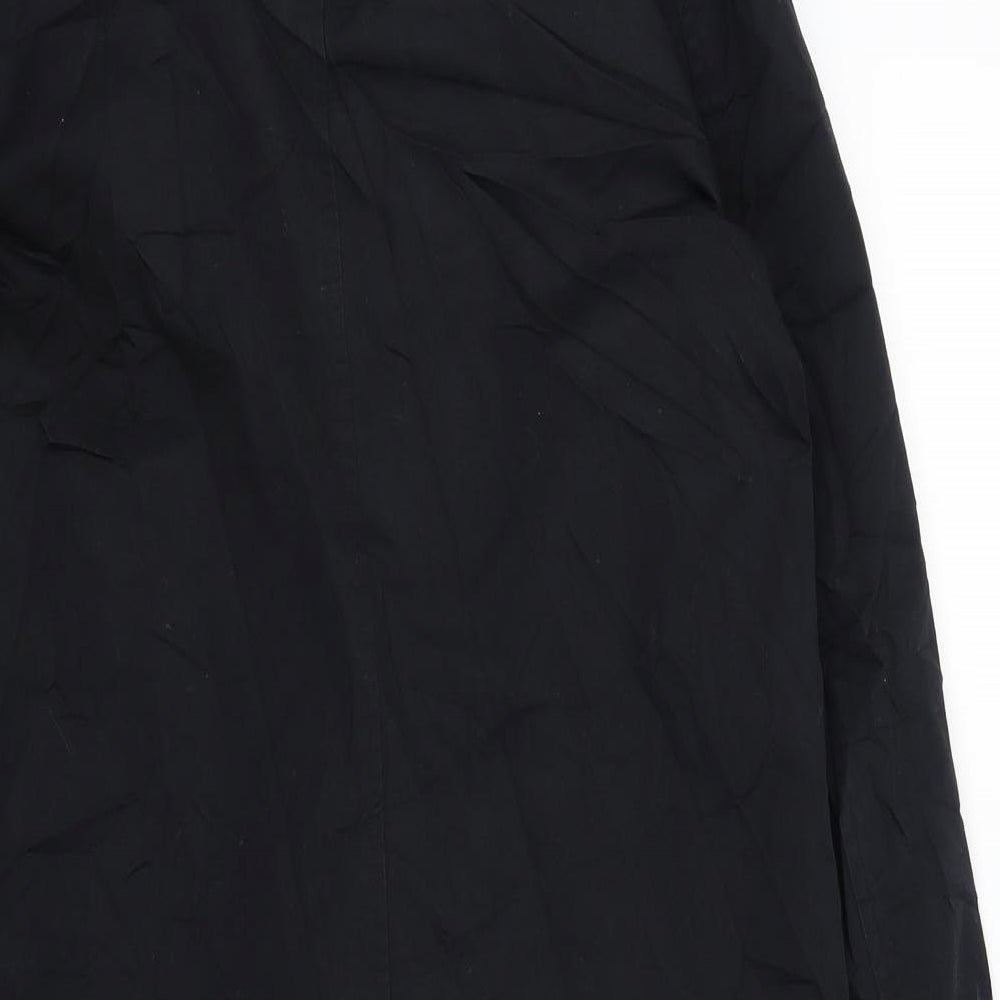 New Look Womens Black   Overcoat Jacket Size XS