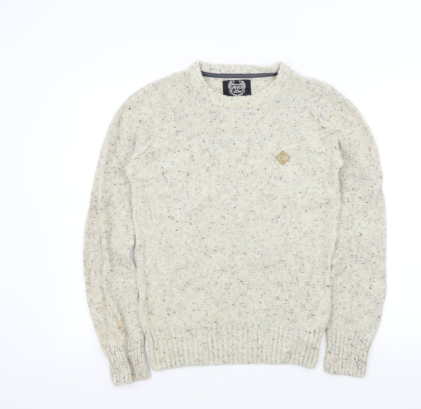 Revolution Womens Beige   Pullover Jumper Size S