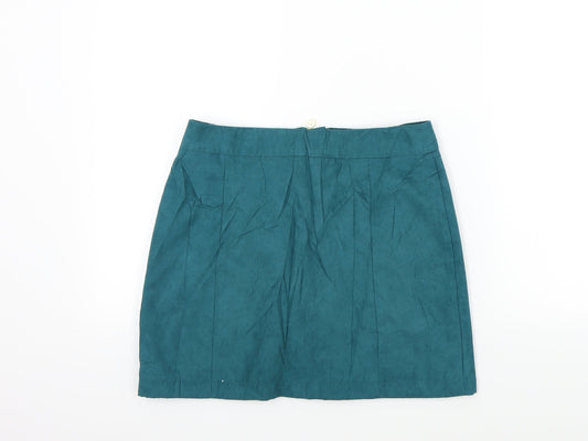 LOTTIE Womens Green   A-Line Skirt Size 10
