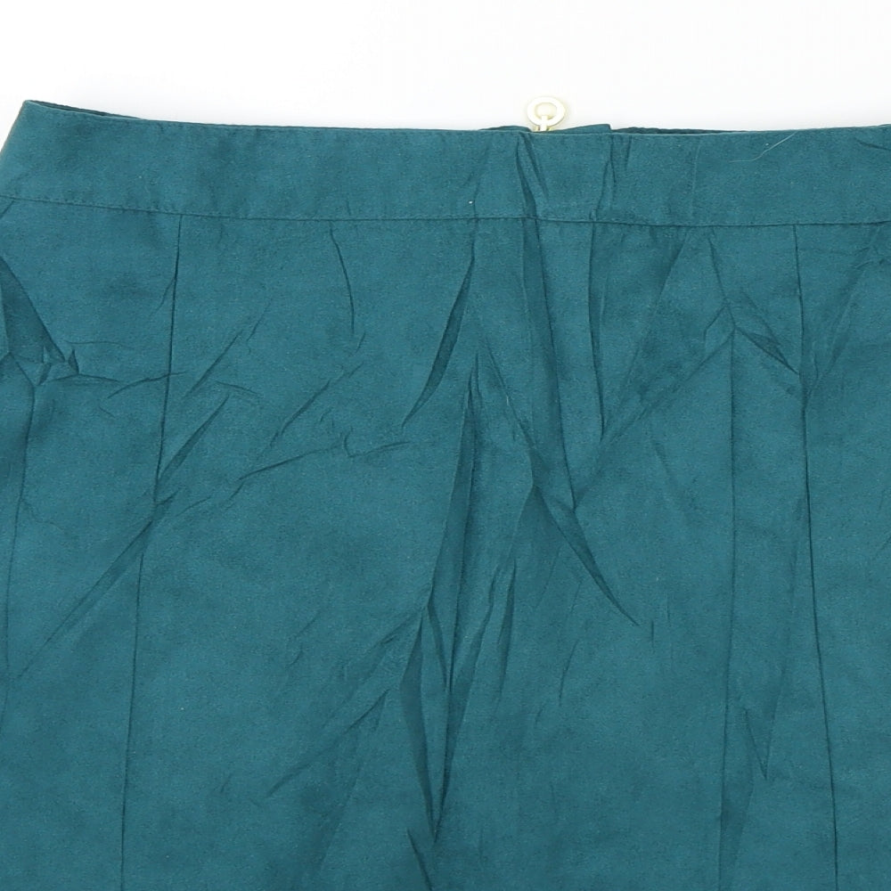 LOTTIE Womens Green   A-Line Skirt Size 10