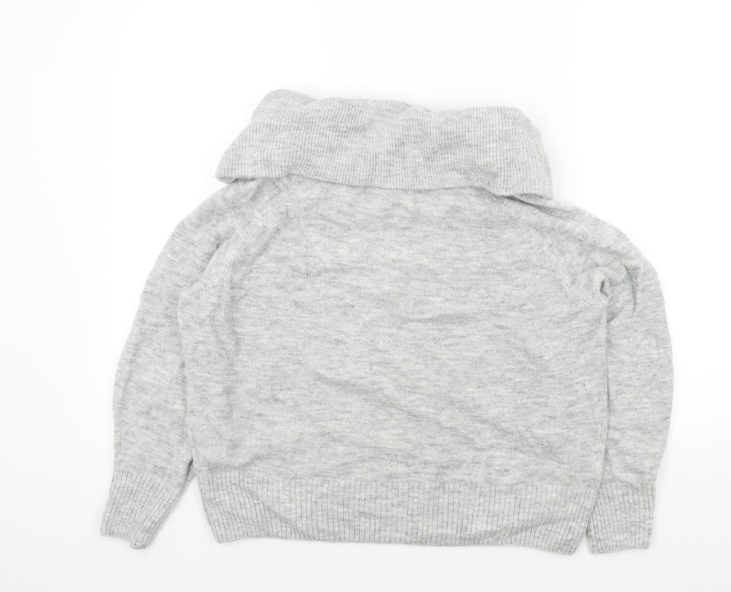 H&M Womens Grey   Pullover Jumper Size S