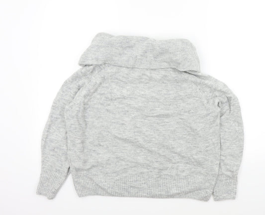 H&M Womens Grey   Pullover Jumper Size S