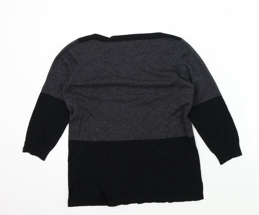 Papaya Womens Black   Pullover Jumper Size 10