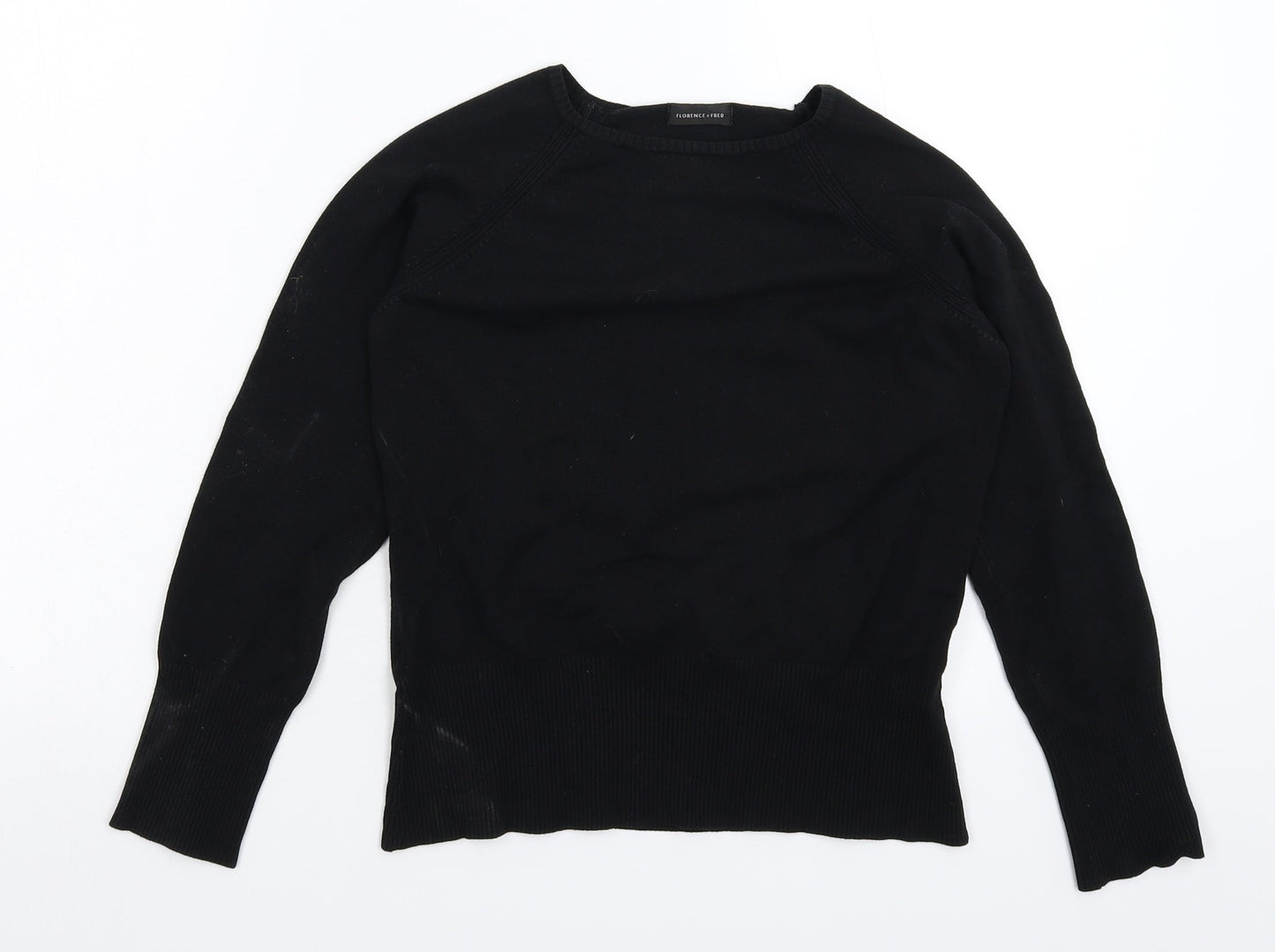 Florence & Fred Womens Black  Knit Pullover Jumper Size 12