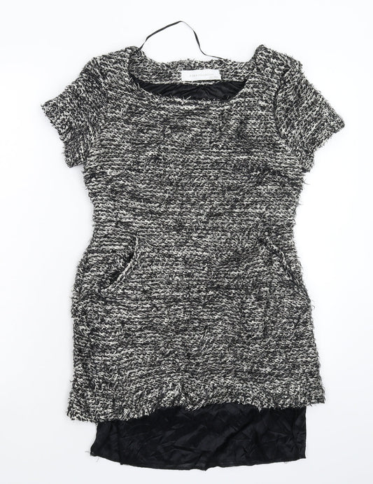 Zara Womens Grey  Knit Pullover Jumper Size M