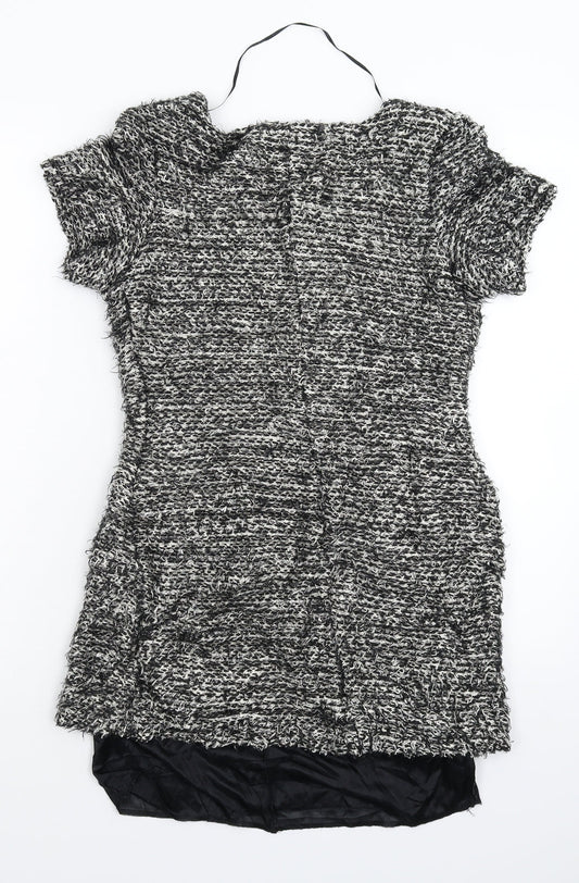 Zara Womens Grey  Knit Pullover Jumper Size M