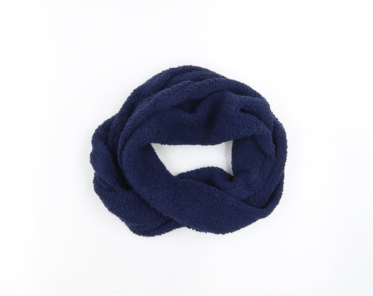 Lands' End Womens Blue  Fleece  Scarf   - loop scarf