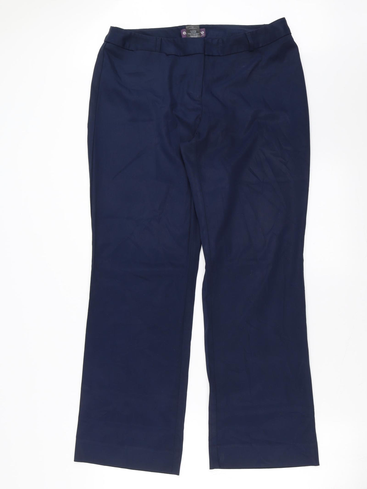 easycare Womens Blue   Trousers  Size 14 L30 in