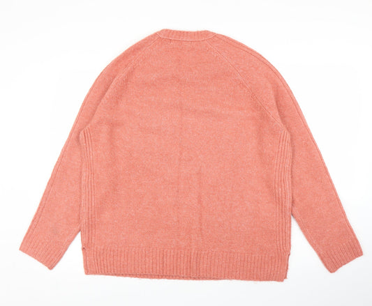 M&S Womens Pink   Pullover Jumper Size L