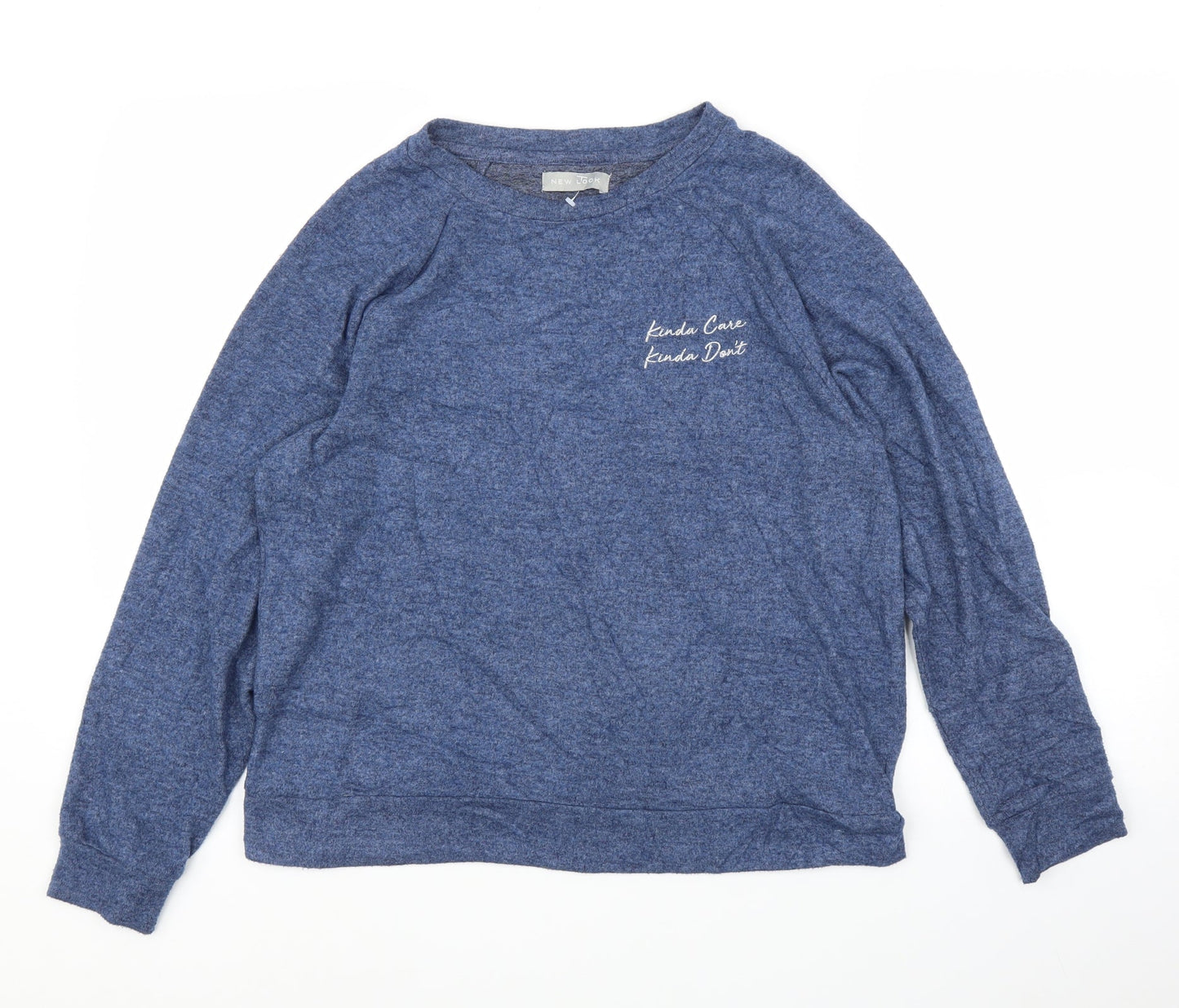 New Look Womens Blue   Pullover Jumper Size M