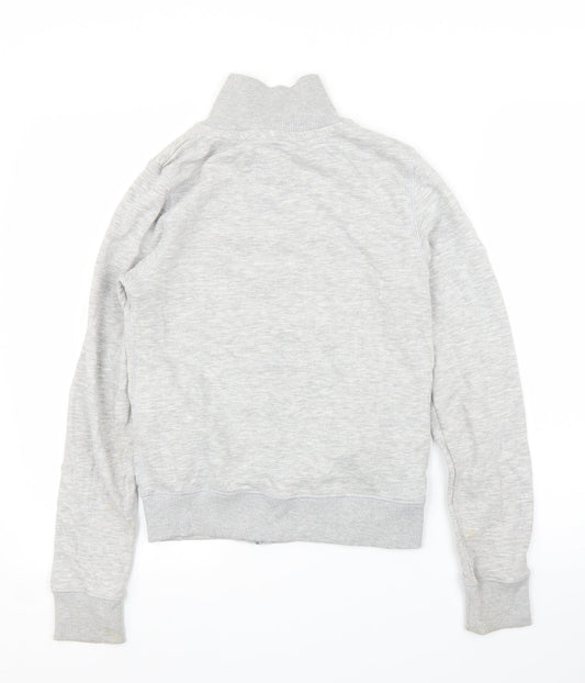 H&M Girls Grey   Full Zip Jumper Size 14 Years