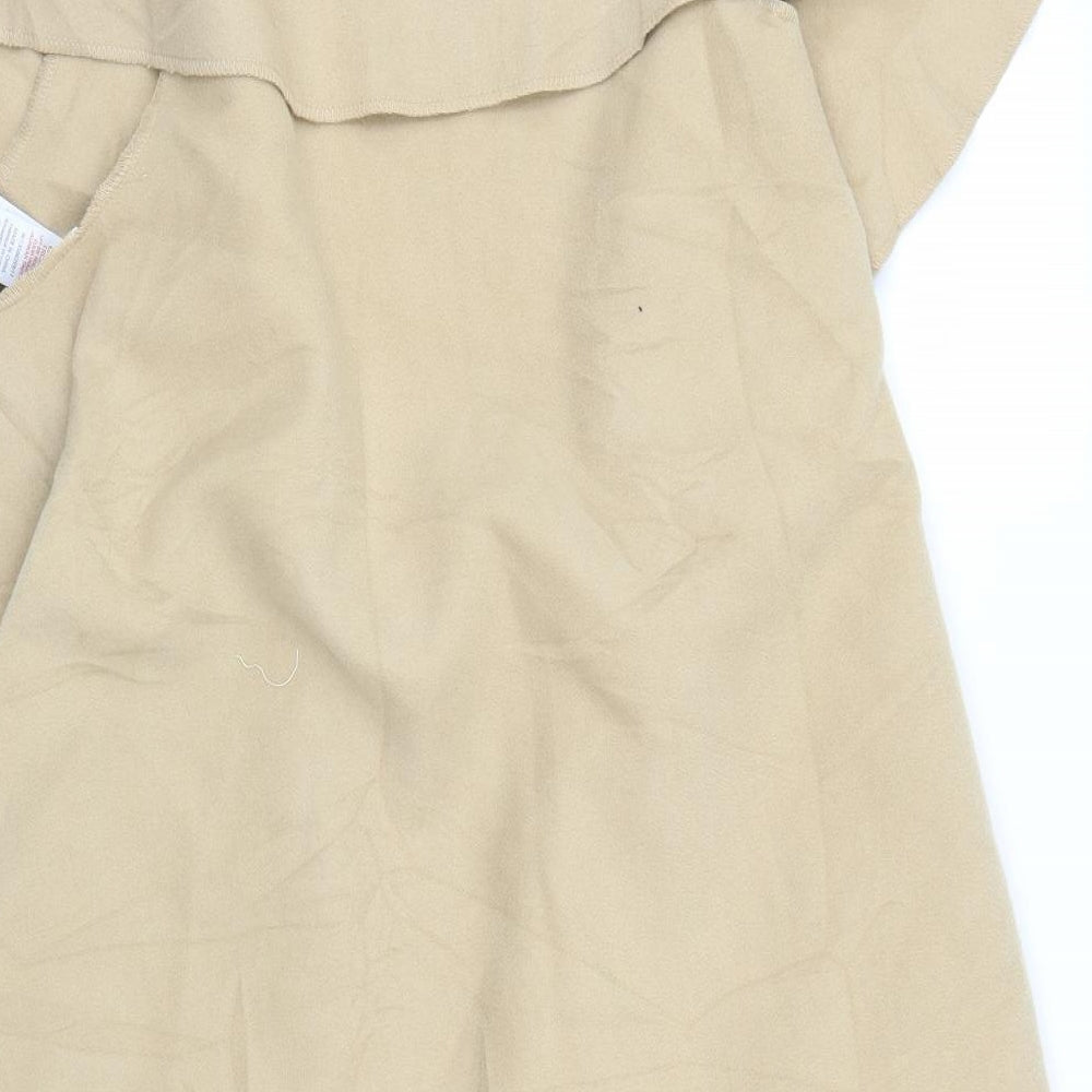 New Look Womens Beige   Cape Jumper Size M