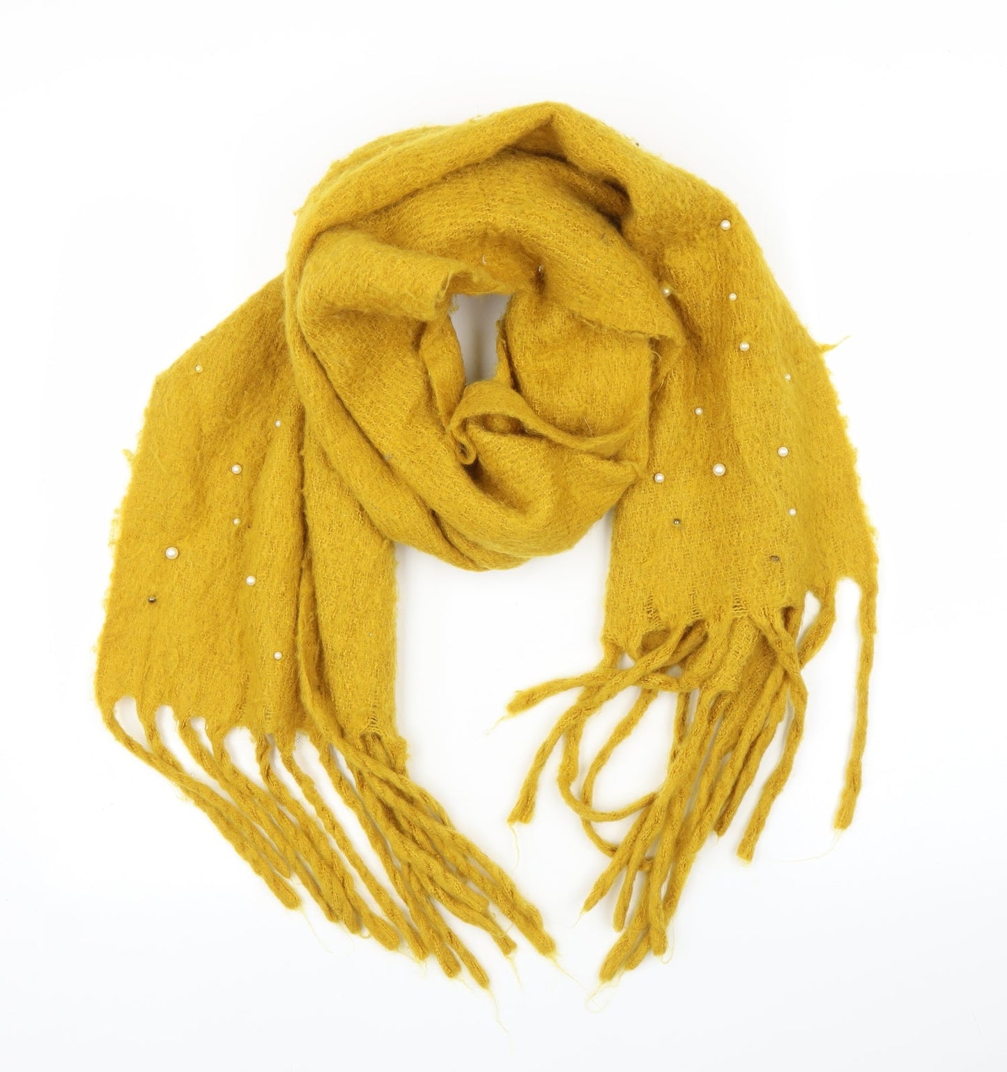 Preworn Unisex Yellow    Shawl/Wrap   - Pearls