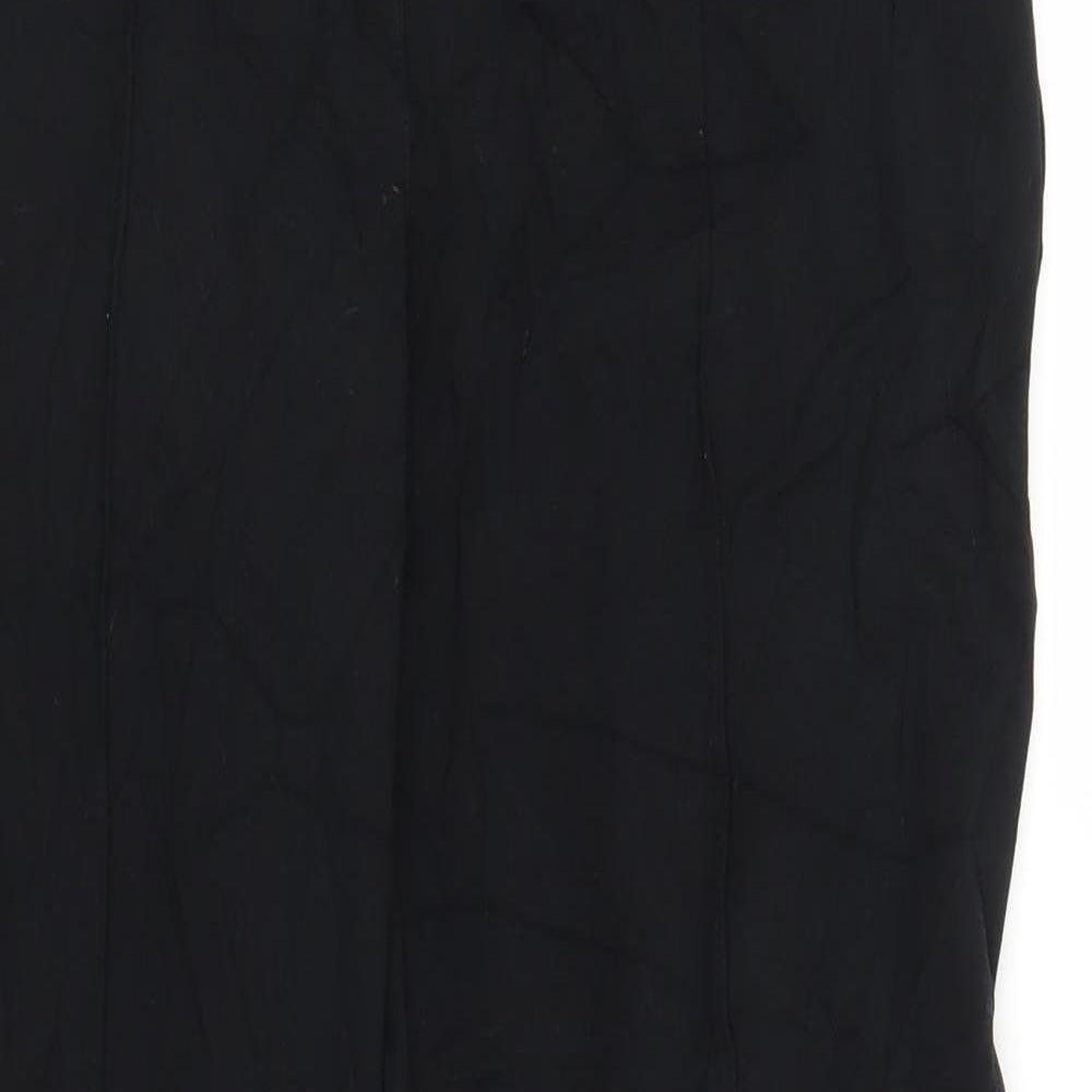 M&S Womens Black   Trousers  Size 10 L29 in