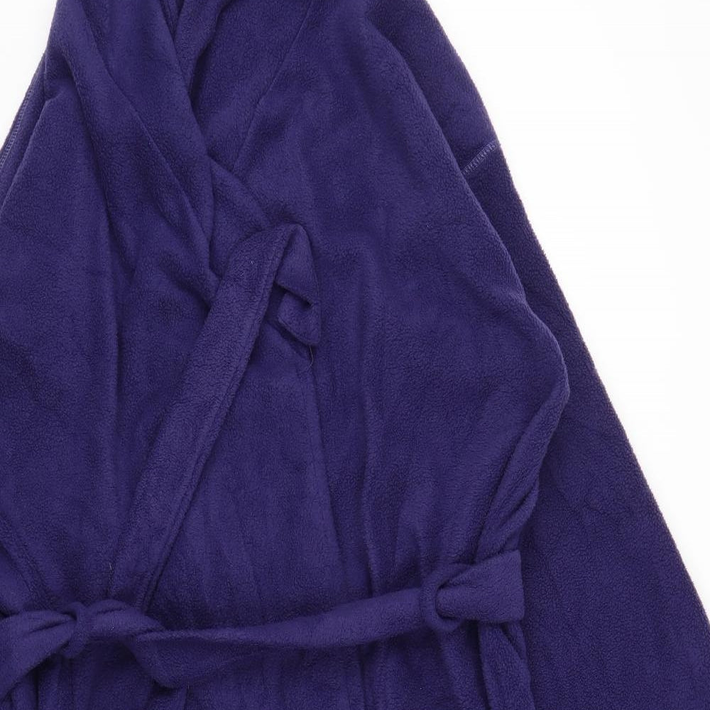Nightwear Womens Purple Solid  Chemise Robe Size 14