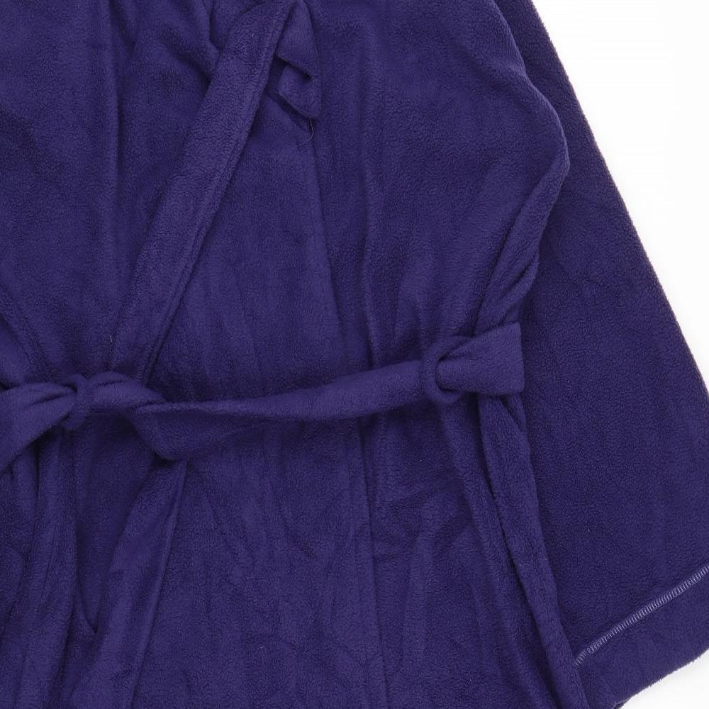Nightwear Womens Purple Solid  Chemise Robe Size 14