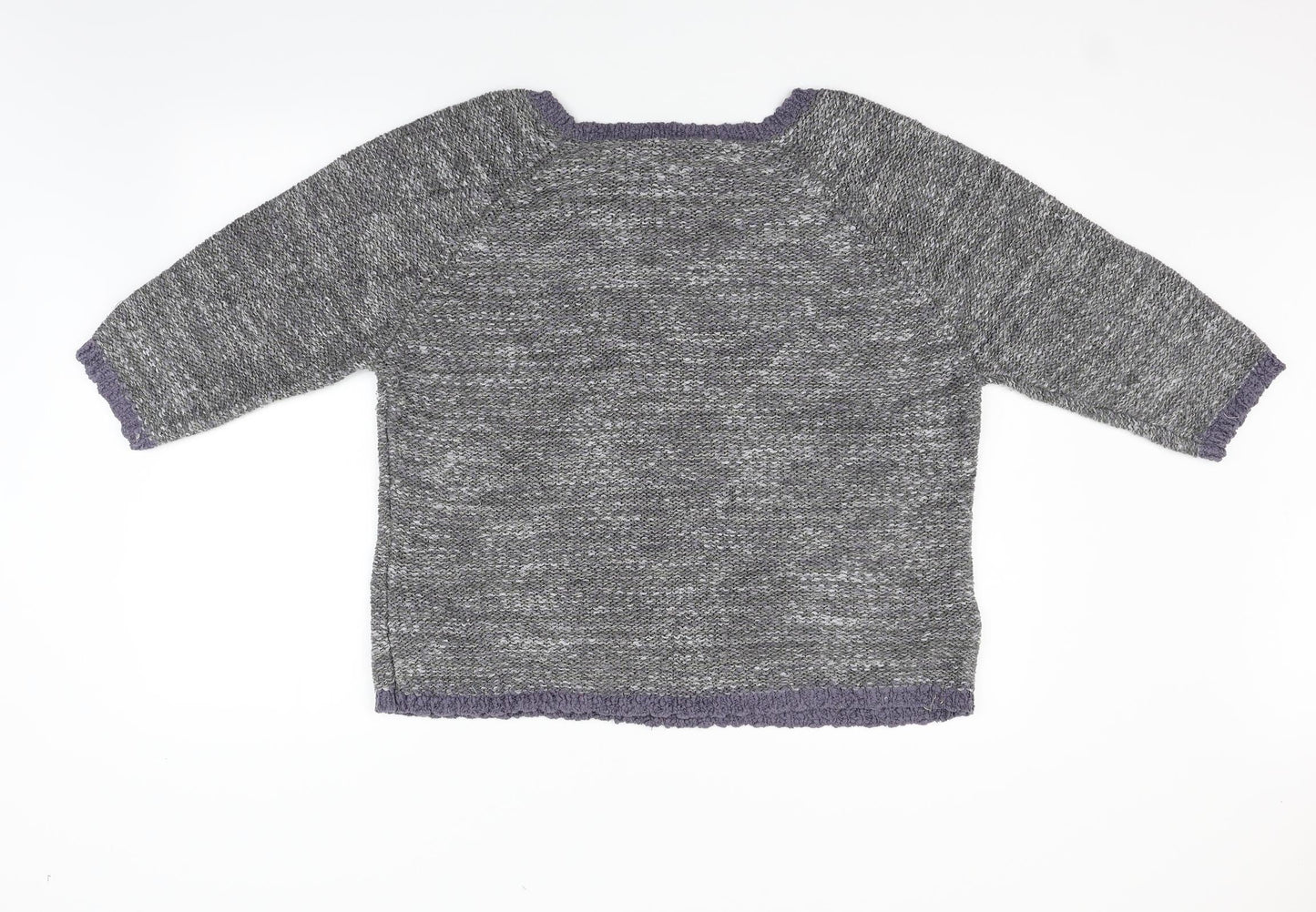 DAVID EMANUEL Womens Grey   Pullover Jumper Size L