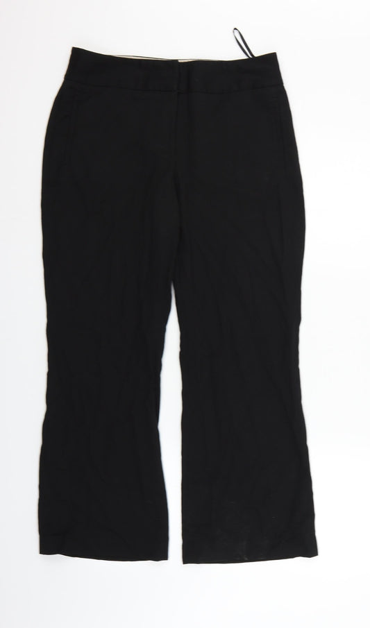NEXT Womens Black   Trousers  Size 12 L28 in