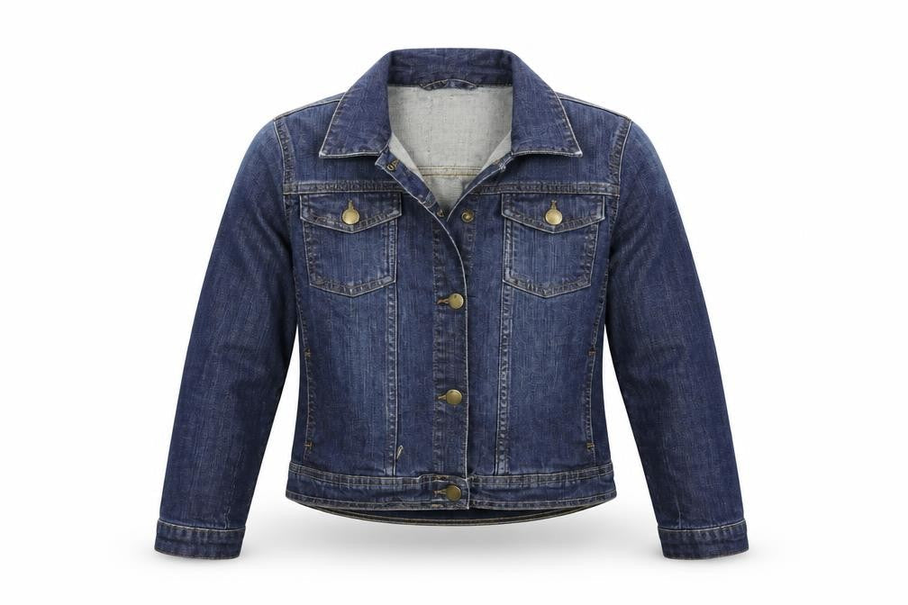 Front view of Gap boys’ blue jacket coat, size XL