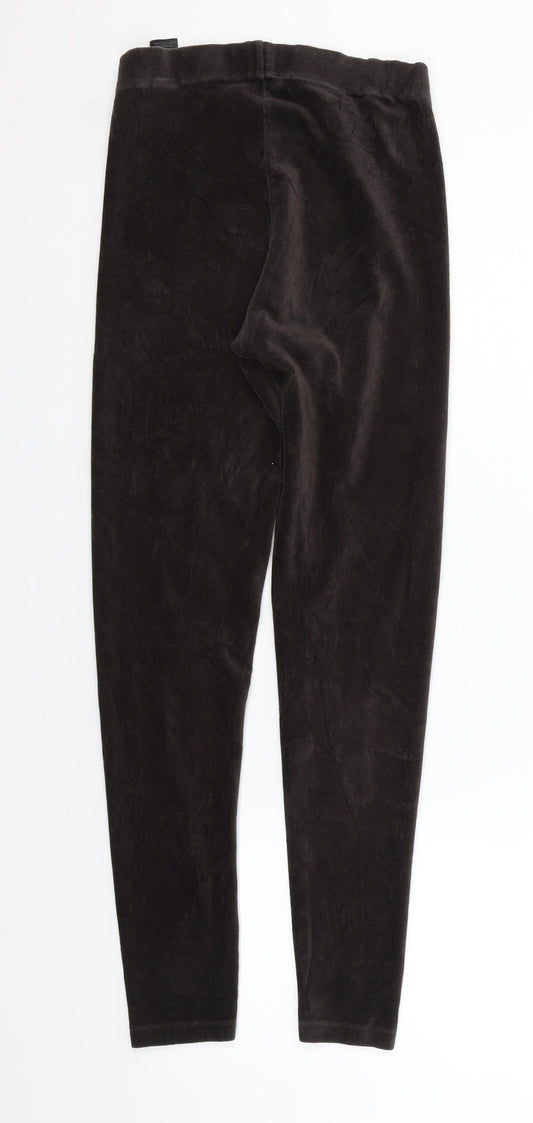 Marks and Spencer Womens Brown   Trousers  Size 8 L25 in