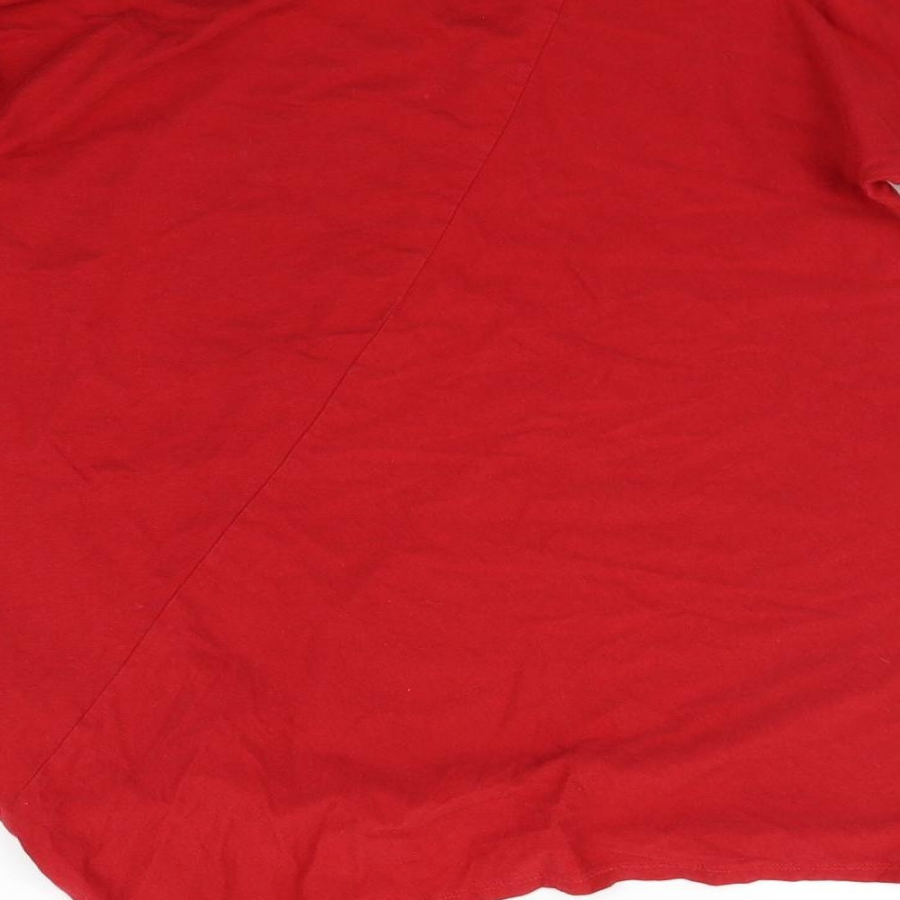 mamas & papas Womens Red   Basic T-Shirt Size 8