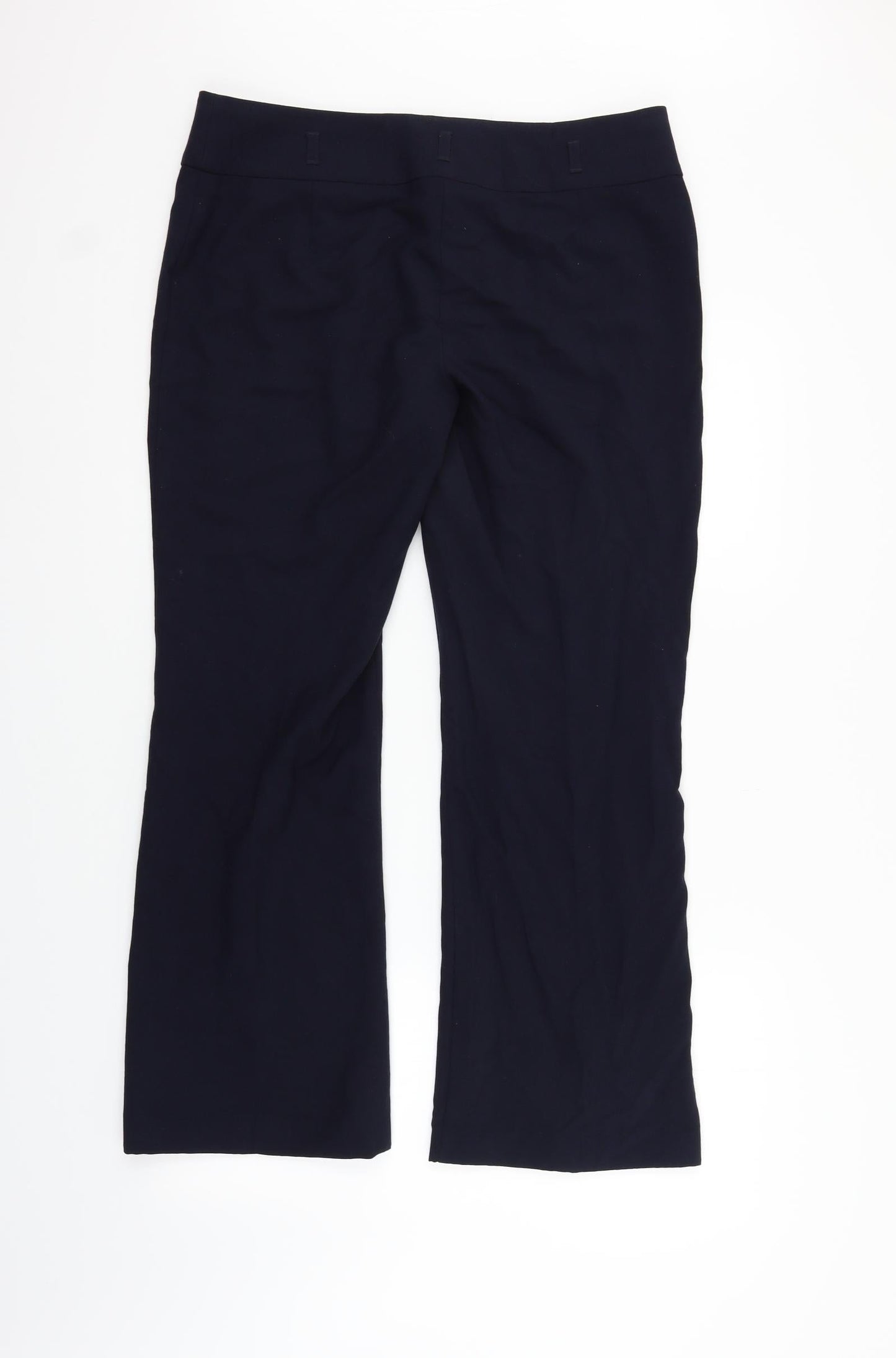 Marks and Spencer Womens Blue   Trousers  Size 14 L26 in