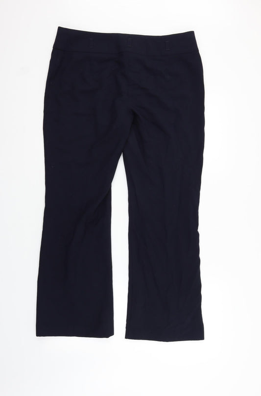 Marks and Spencer Womens Blue   Trousers  Size 14 L26 in