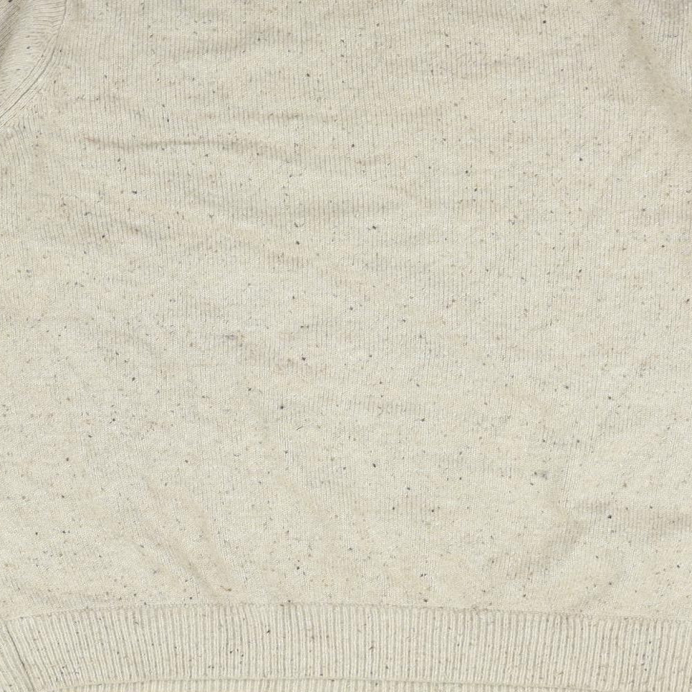 Marks and Spencer Mens Beige   Pullover Jumper Size M
