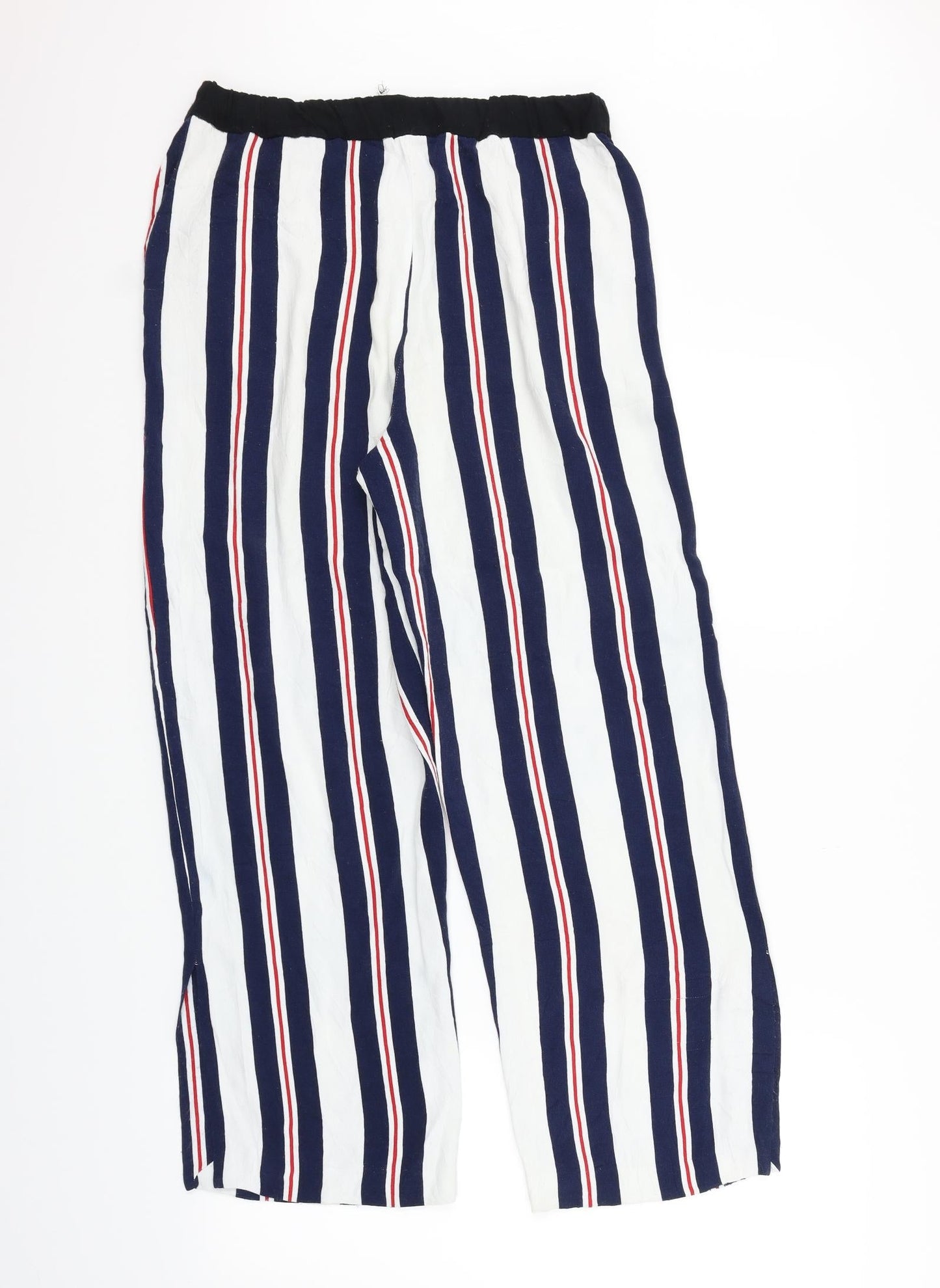 Zara Womens Blue Striped  Trousers  Size S L26 in