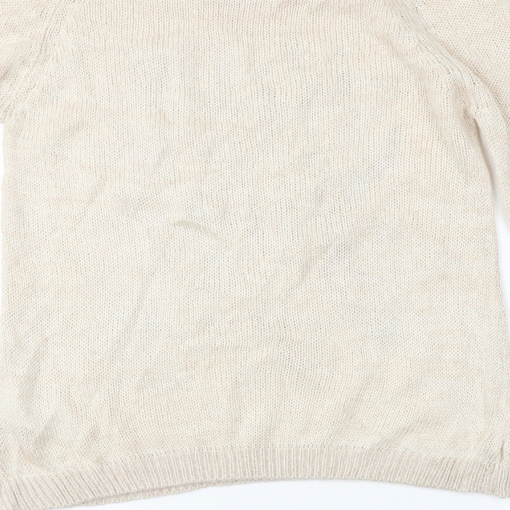 New Look  Womens Beige   Pullover Jumper Size 6