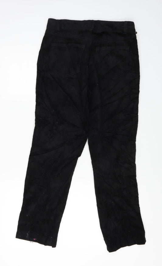 Preworn  Womens Black   Trousers  Size 30 in L23 in