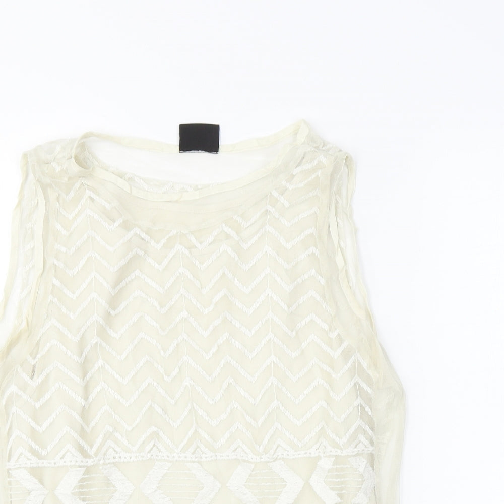 villa Womens Beige   Basic T-Shirt Size S