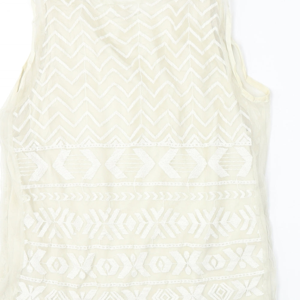 villa Womens Beige   Basic T-Shirt Size S