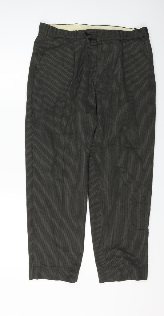 Preworn  Womens Brown   Trousers  Size 34 in L24 in