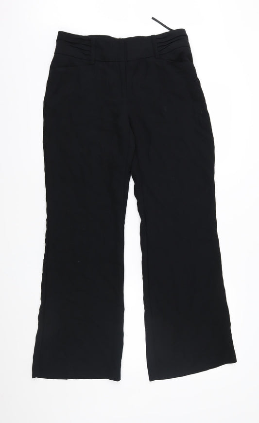 NEXT Womens Black   Trousers  Size 10 L30 in