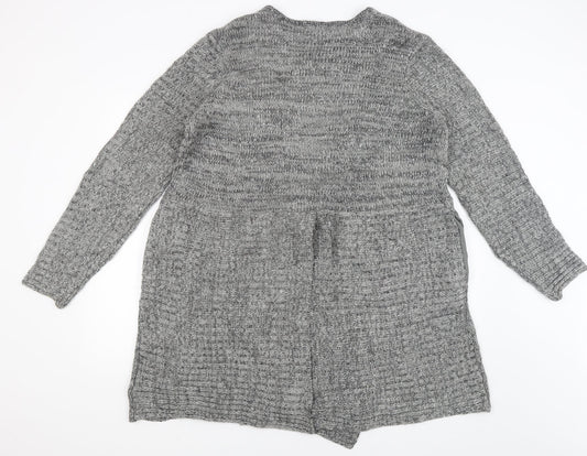 Grey & Willow Womens Grey   Wrap Jumper Size XL