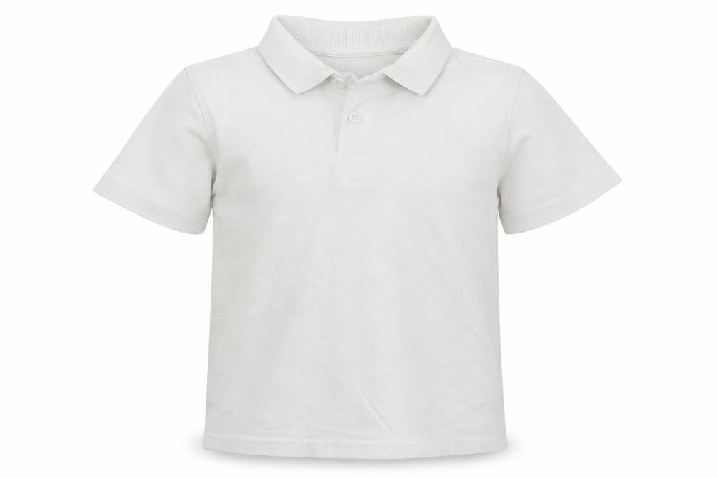 F&F Boys White   Basic Polo Size 4-5 Years