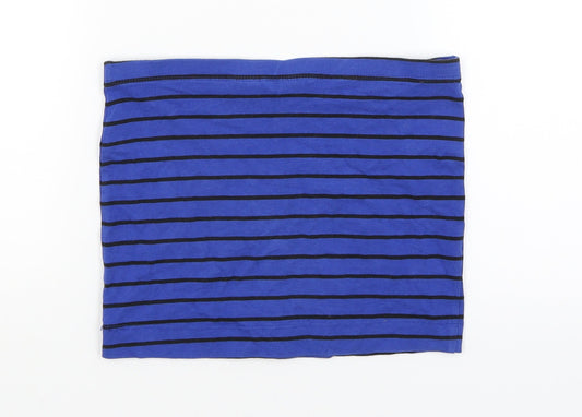 H&M Girls Blue Striped  Mini Skirt Size 11-12 Years