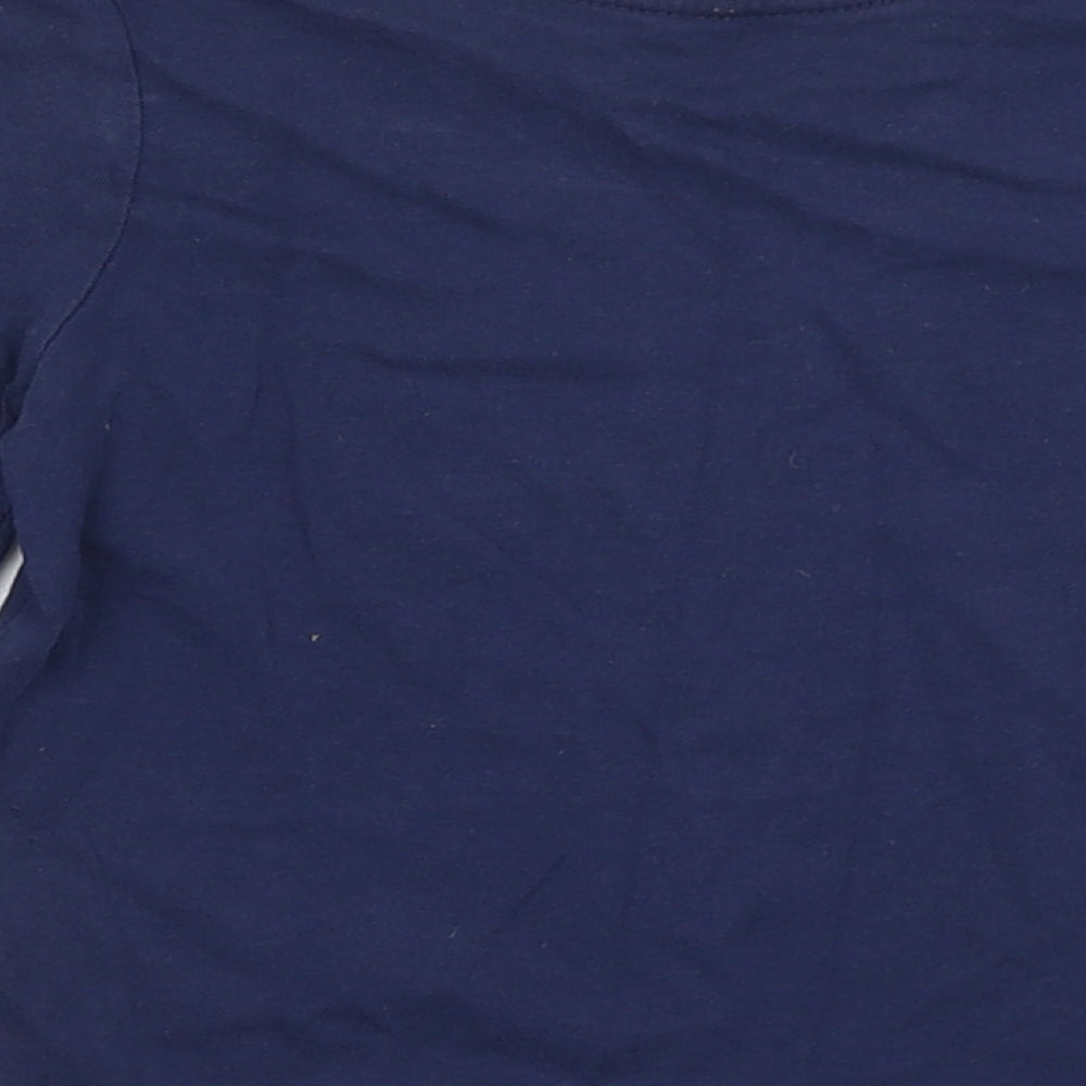 Young Dimension Girls Blue   Basic T-Shirt Size 3-4 Years