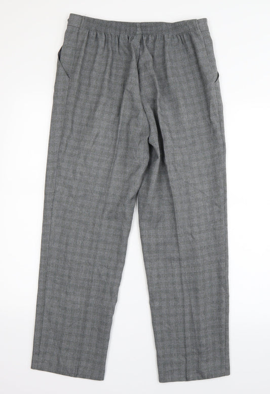 Marks and Spencer Womens Grey   Trousers  Size 10 L26 in