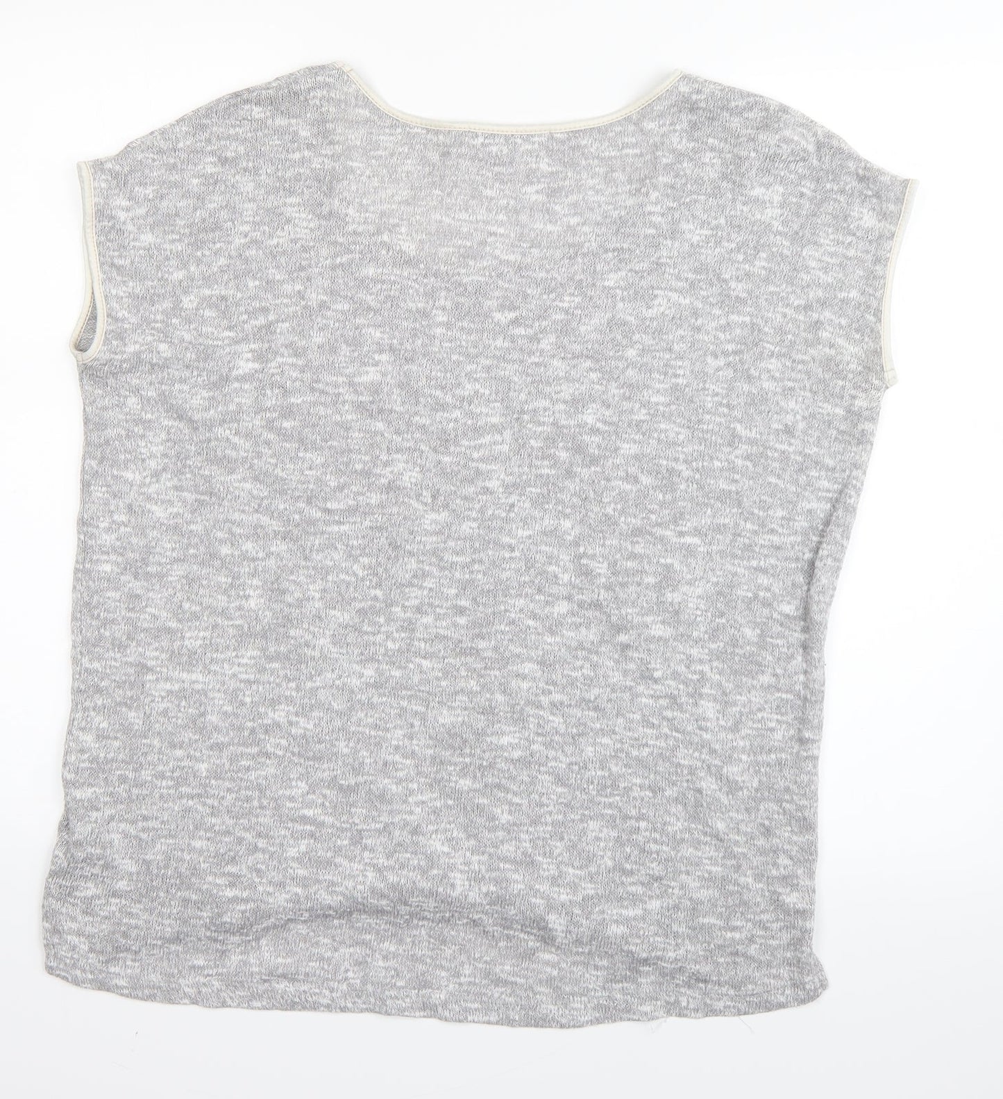 Oasis Womens Grey   Basic T-Shirt Size XS