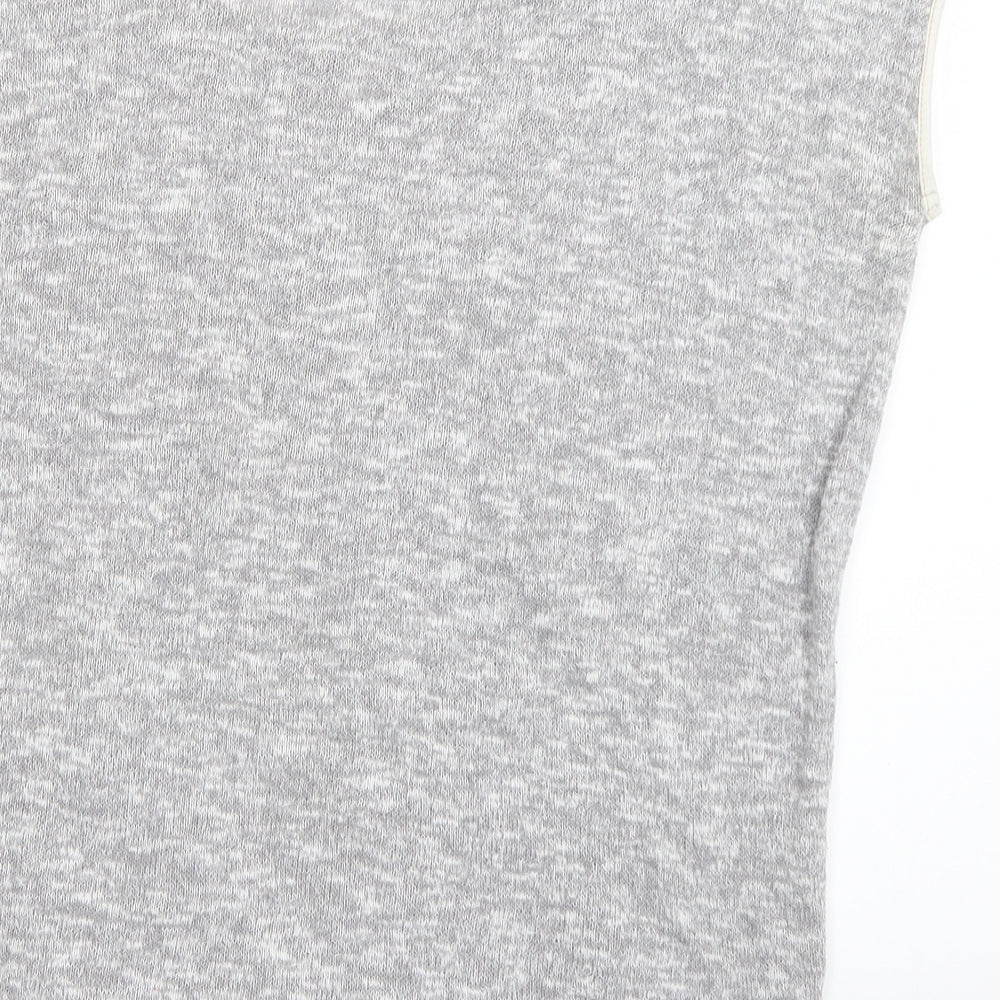 Oasis Womens Grey   Basic T-Shirt Size XS