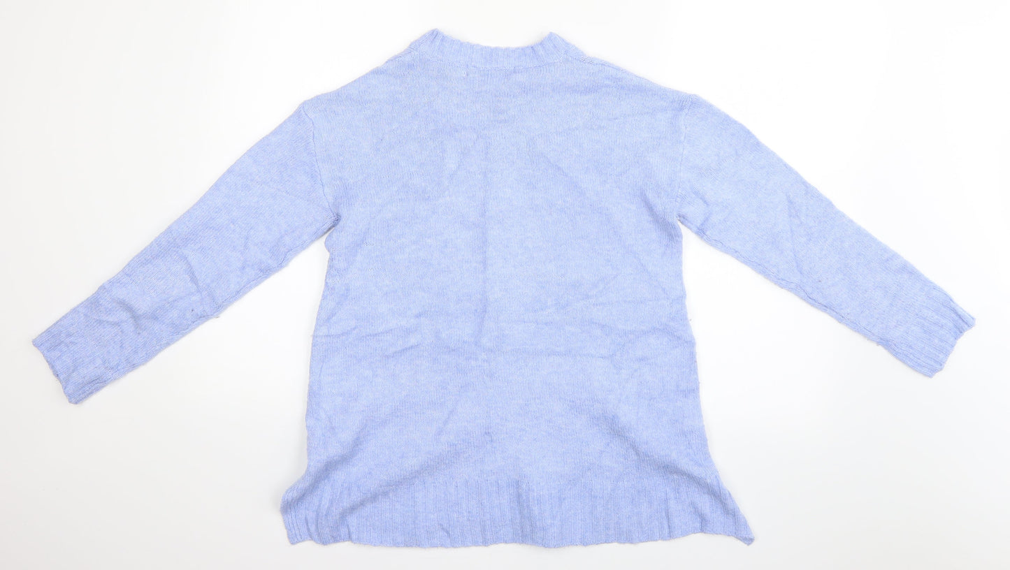 Marks and Spencer Womens Blue   Pullover Jumper Size S
