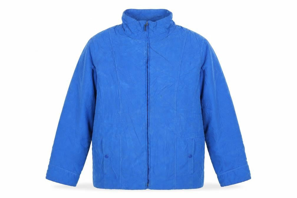 Klass Mens Blue   Windbreaker Coat Size L