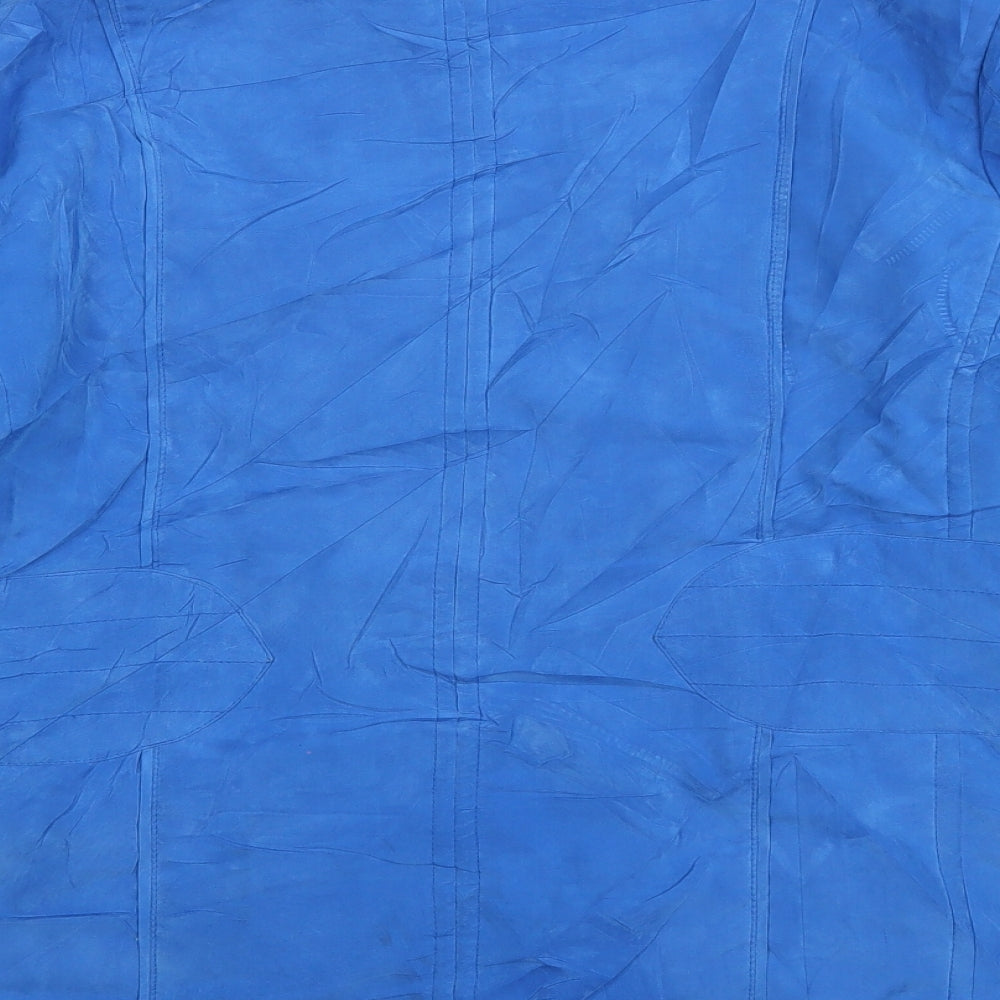 Klass Mens Blue   Windbreaker Coat Size L