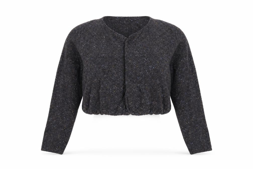 Preworn Womens Gold  Knit Cardigan Jumper Size M