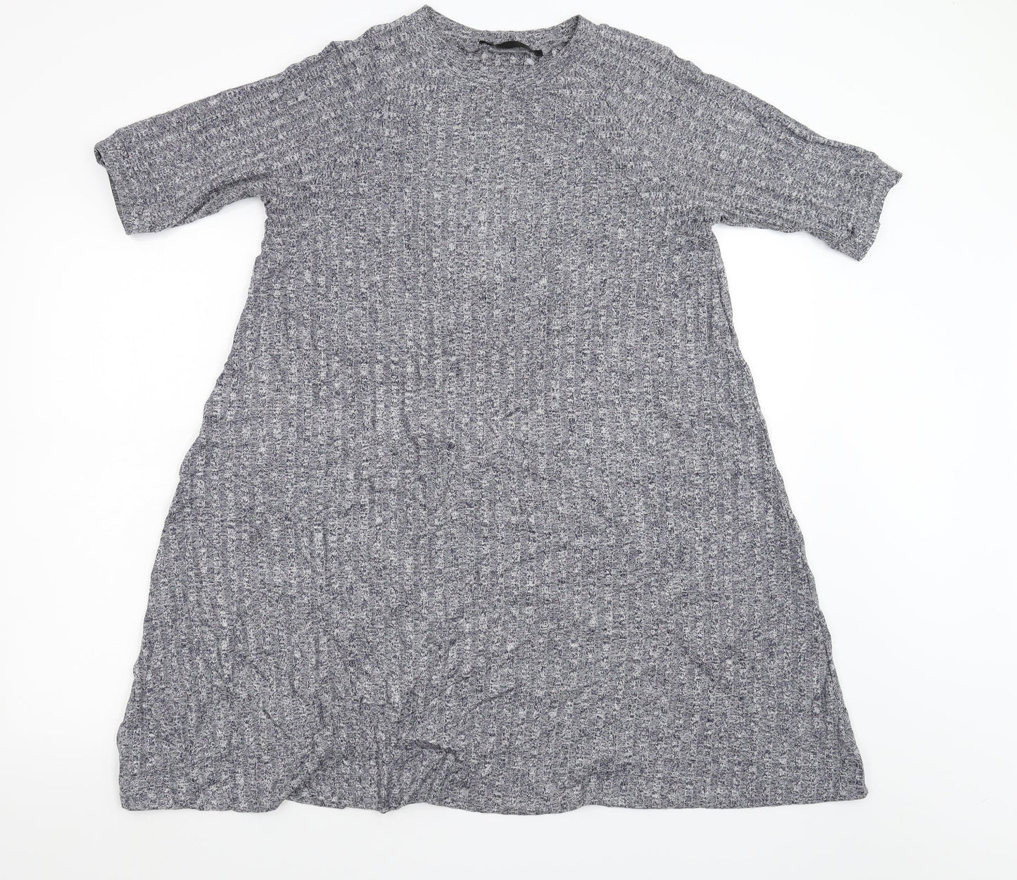 Sfera Womens Blue  Knit Jumper Dress  Size M