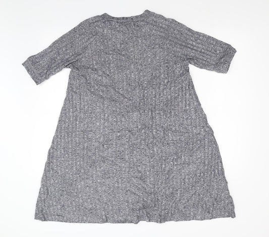 Sfera Womens Blue  Knit Jumper Dress  Size M