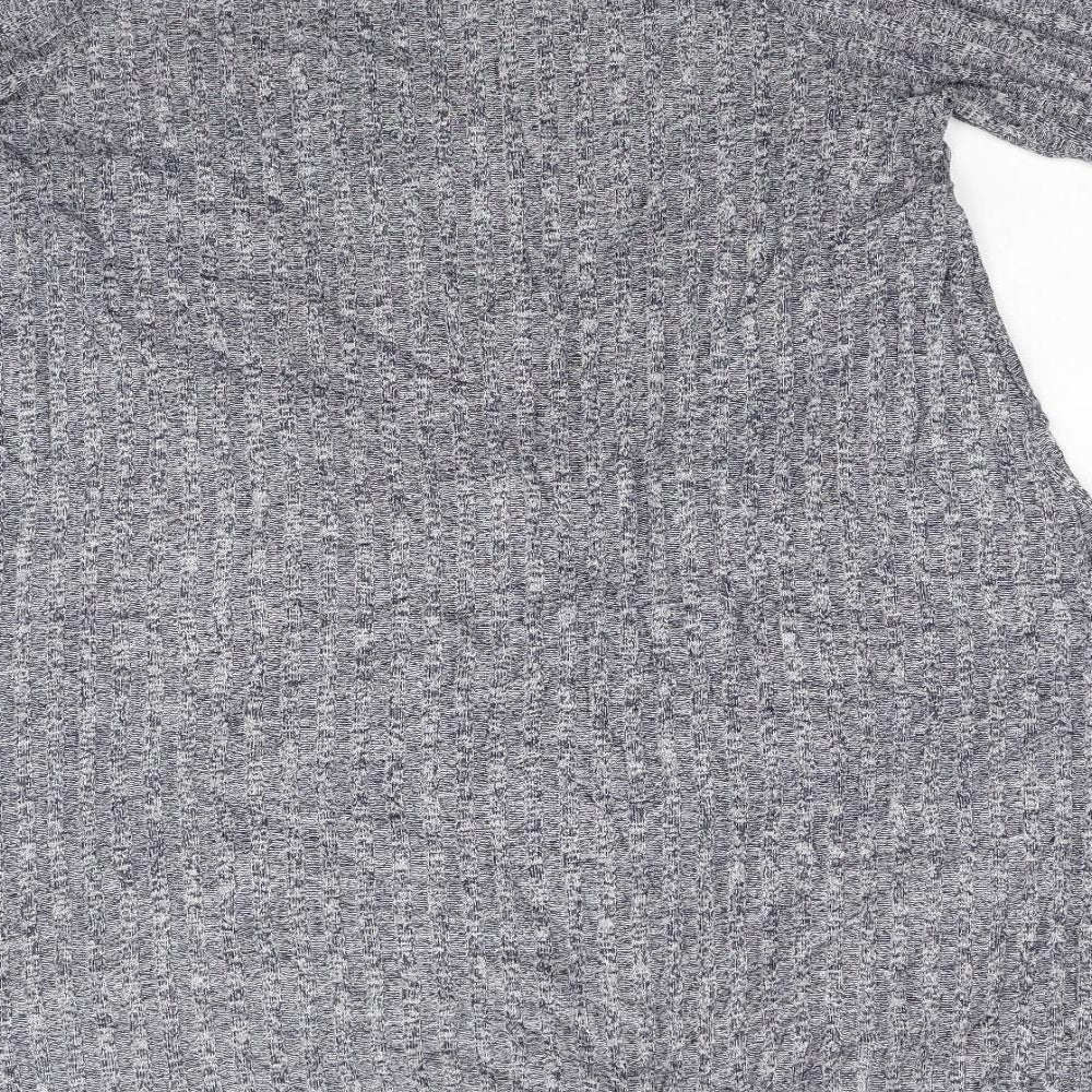 Sfera Womens Blue  Knit Jumper Dress  Size M
